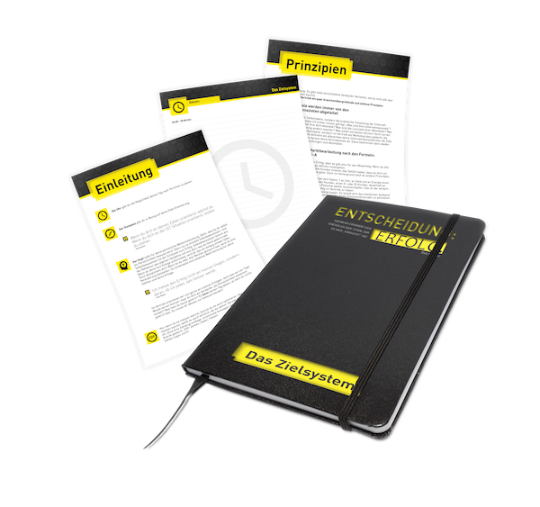 8x Entscheidung: Erfolg - Das Zielsystem - (nur 39,95€ pro Stück!)