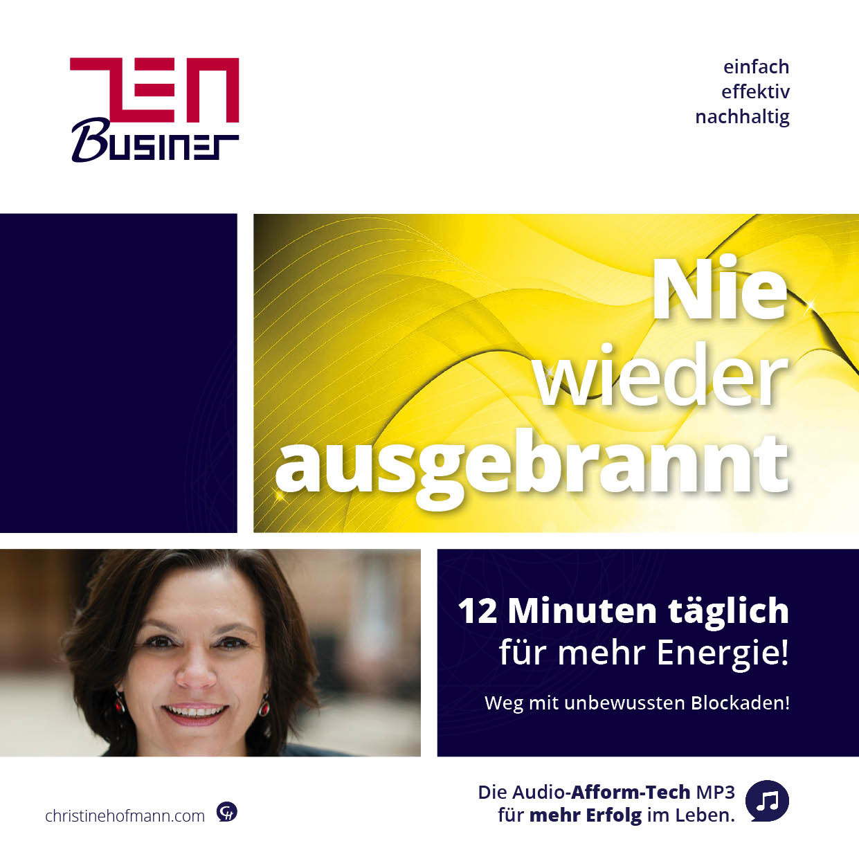 "Nie wieder ausgebrannt" - das weltweit einzigartige Audio-Programm